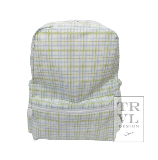 Classic Plaid Green Backpack
