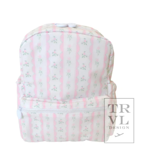 Ribbon Floral Pink Backpack