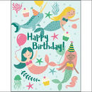 Mermaids & Balloons Greeting Card