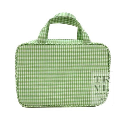 Gingham Leaf Carry On