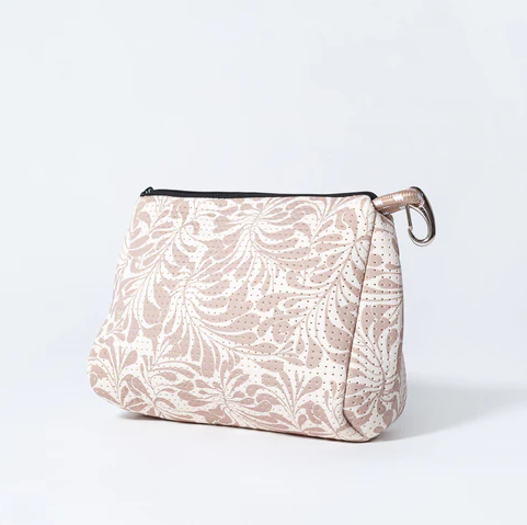 Palm Dream Beige Essentials Pouch
