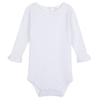 Ruffle Long Sleeve Body Suit