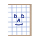 Gingham Dad Greeting Card