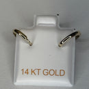 Medium 14K Solid Gold Hoop Earring Set