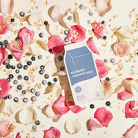 Blueberry Coconut Milk Firming Plant-Based Milk Sheet Mask: With Peg Hole