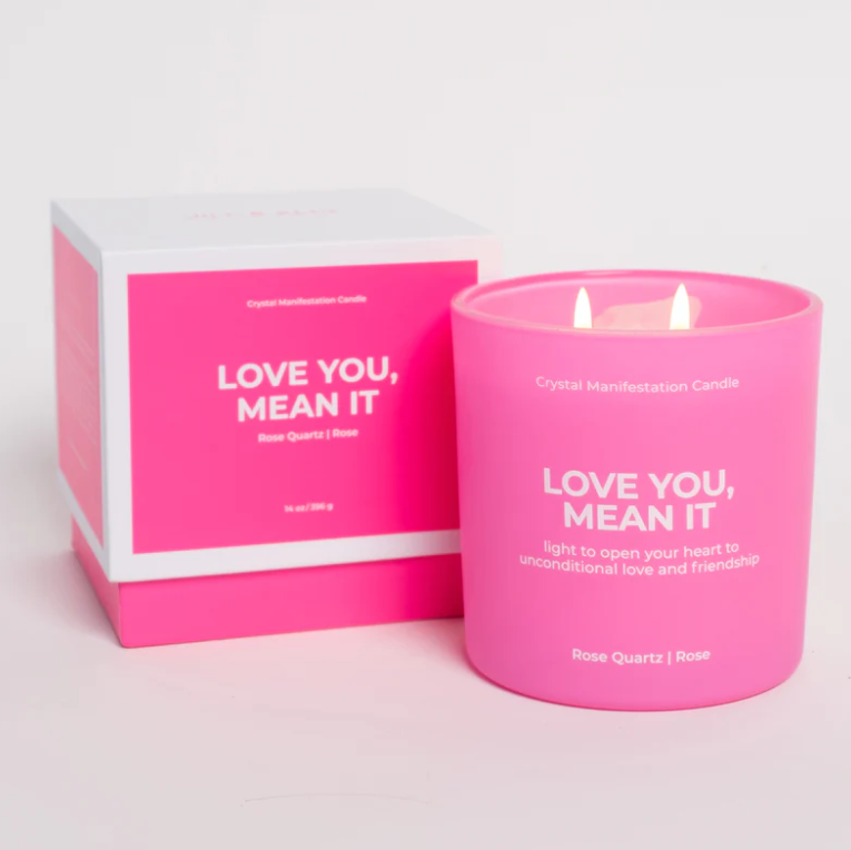 Love You, Mean It Candle