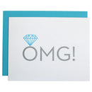 OMG! Engagement Greeting Card