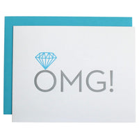 OMG! Engagement Greeting Card