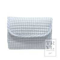 Quilted Woodland Blue Changing Mat