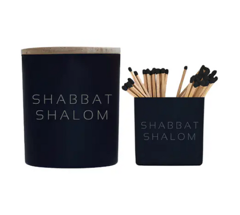 Shabbat Shalom Candle