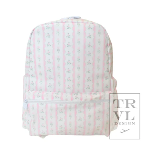 Ribbon Floral Pink Backpack