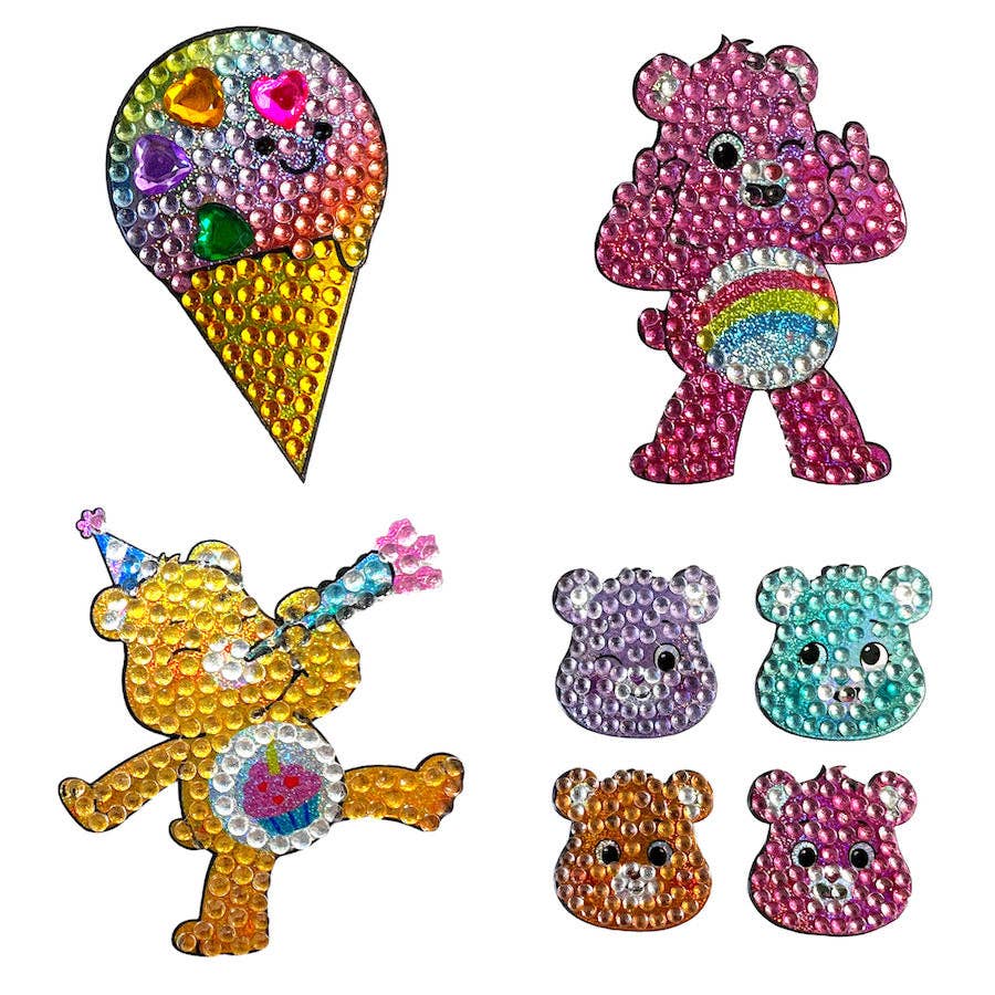 Care Bears Set of 4 StickerBeans Birthday