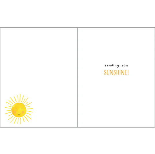 Smiling Sun Greeting Card