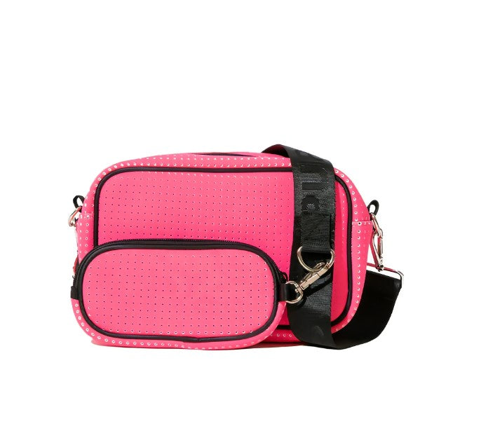 Neon Pink Camera Bag