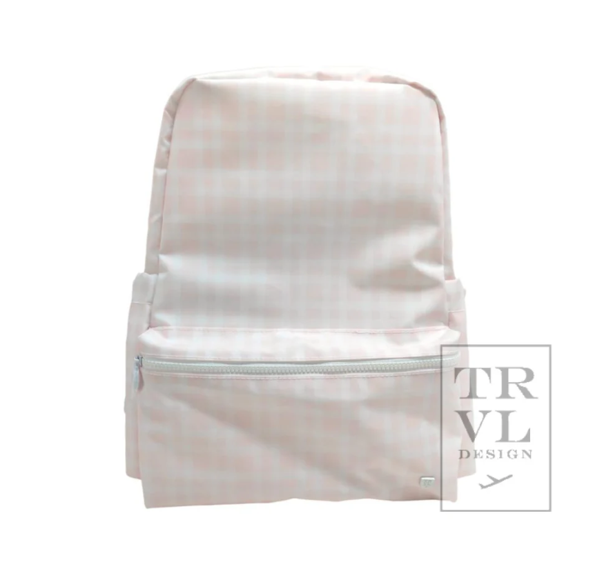 Pimlico Plaid Pink Backpack