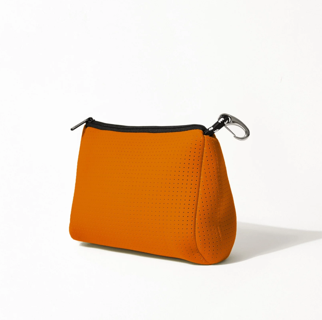 Burnt Orange Essentials Pouch