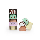 Minty Ice Cream Cones Sidewalk Chalk
