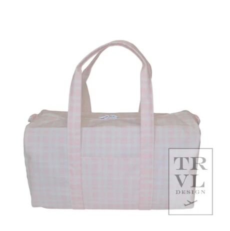 Pimlico Plaid Pink Weekender