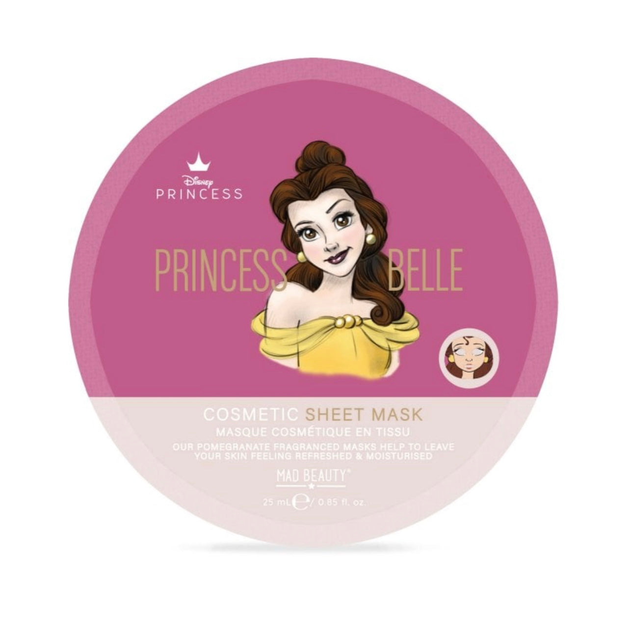 Princess Belle Face Mask