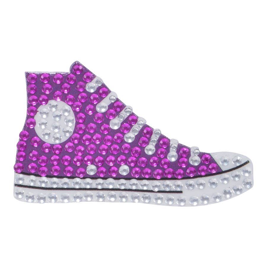 Purple Sneaker Sticker Beans