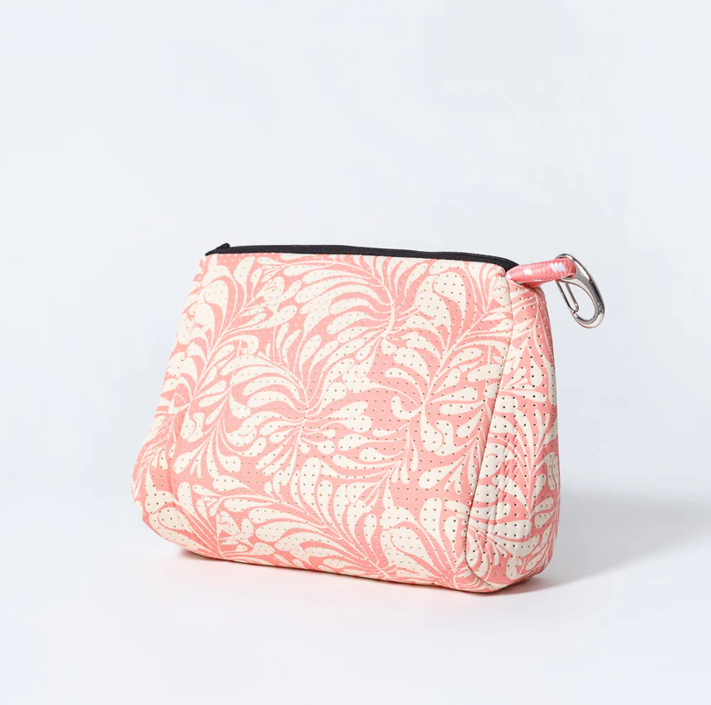 Palm Dreams Pink Essentials Pouch