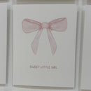 Sweet Little Girl Greeting Card