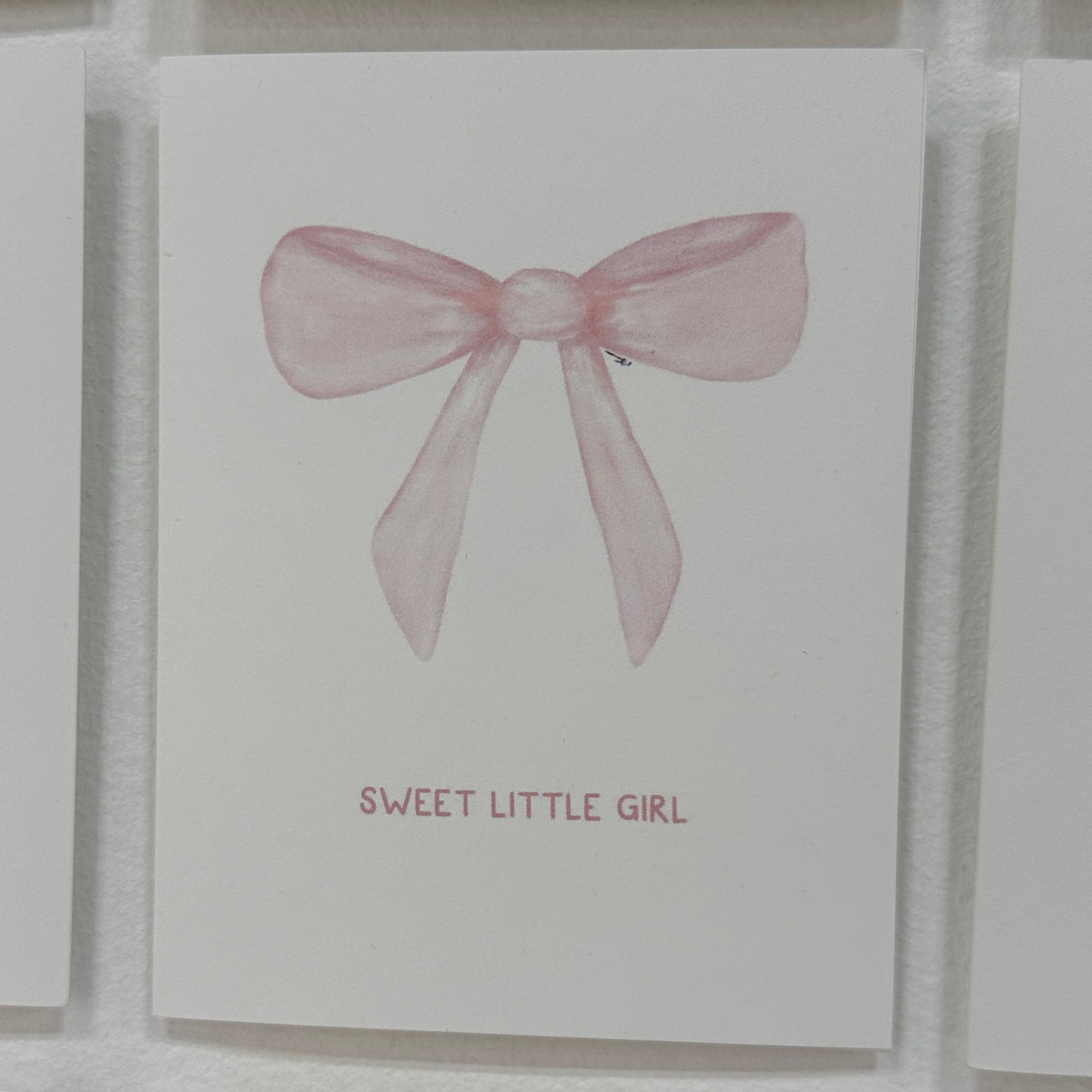 Sweet Little Girl Greeting Card