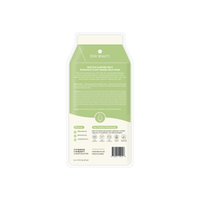 Matcha Almond Milk Radiance Plant-Based Milk Sheet Mask: With Peg Hole