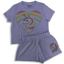 Lavender Fire House Shorts Set