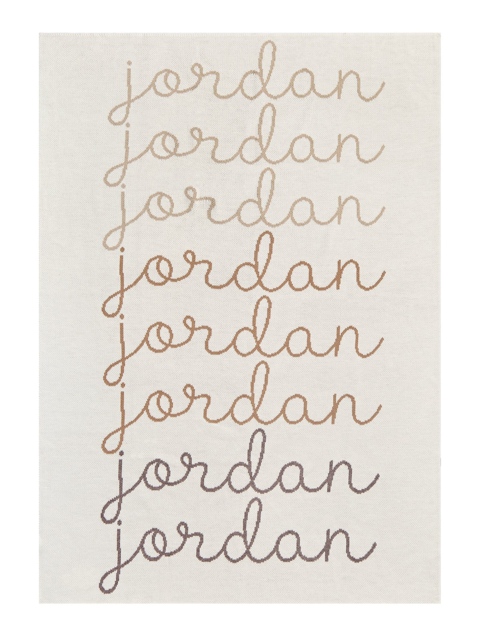Script Ombre Name Custom Blanket