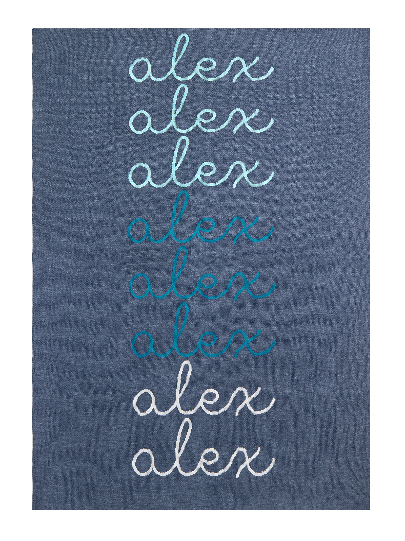 Script Ombre Name Custom Blanket