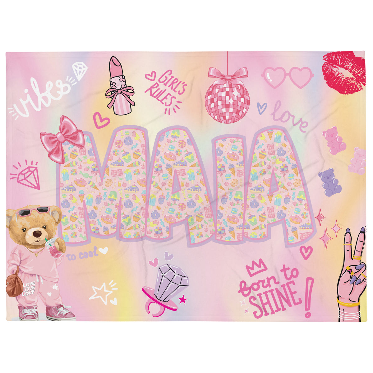Girly Candy Blanket