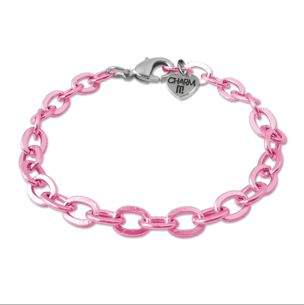 Charm It! Pink Chain Bracelet