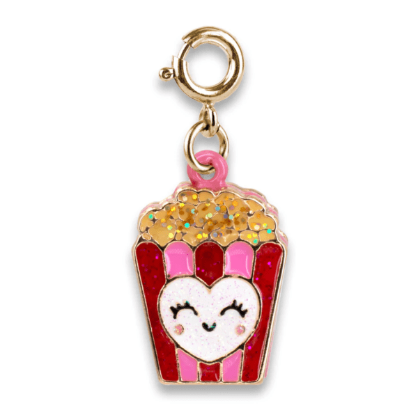 Gold Glitter Popcorn Charm