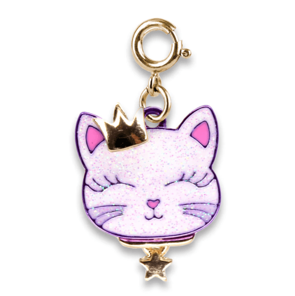 Gold Princess Kitty Charm