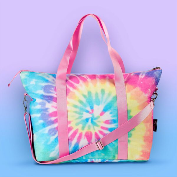 Pastel Tie-Dye Canvas Tote