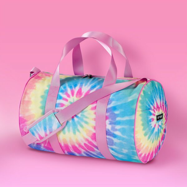 Pastel Tie-Dye Canvas Duffel