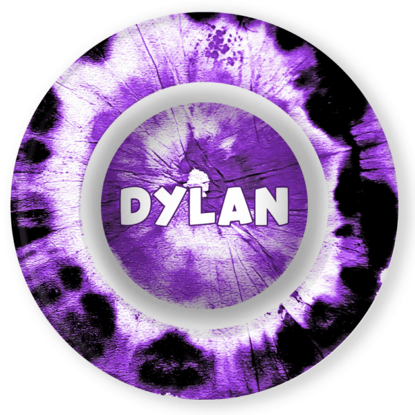 Tie Dye Personalized Kids Tableware - Image 3