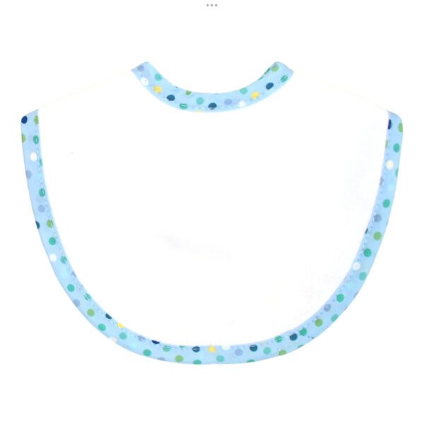 Multi Dot Blue Basic Bib