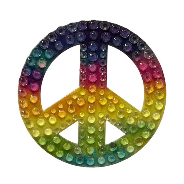 New Rainbow Peace Sticker Beans