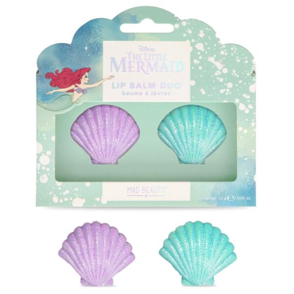 Little Mermaid Shell Lip Balm Duo