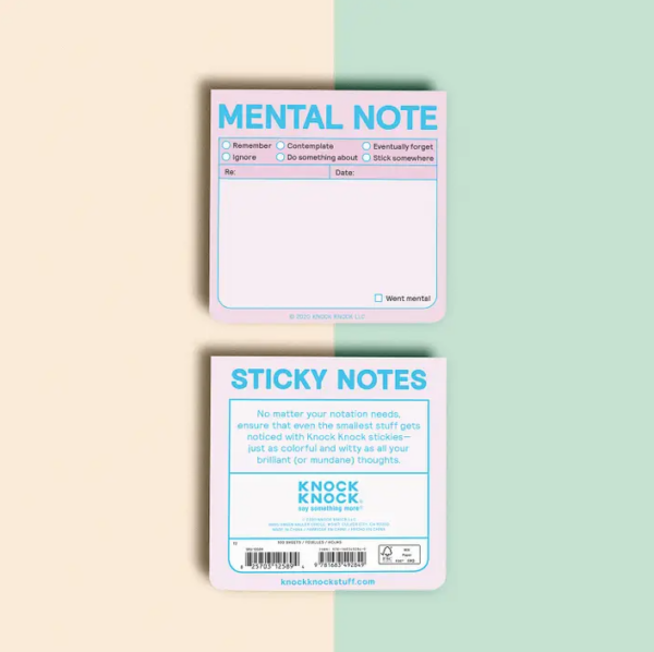 Mental Note Sticky Notes (Pastel) - Image 3