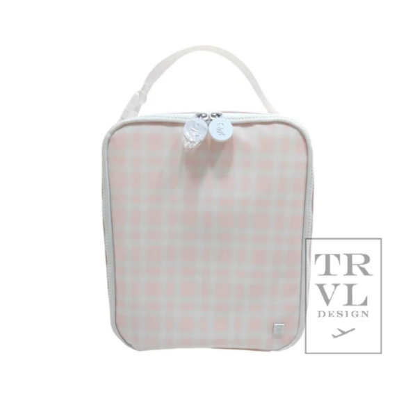 Pimlico Plaid Pink Square Lunchbox