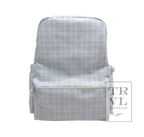 Pimlico Plaid Blue Backpack