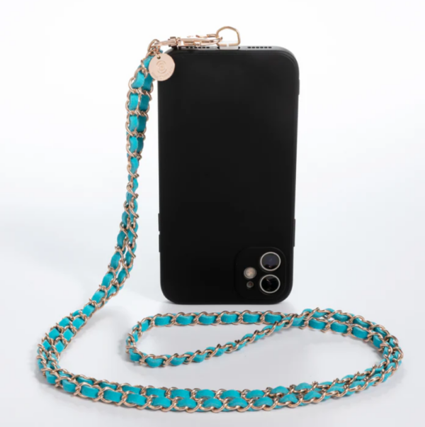 Sky Blue Crossbody Phone Chain