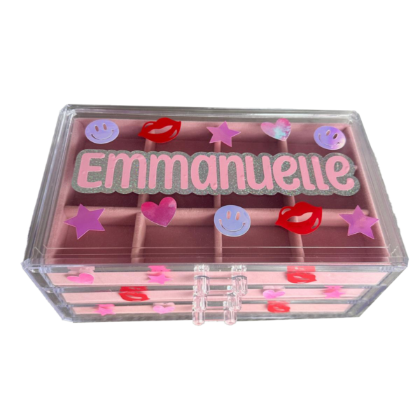 Acrylic Name Plate Acrylic Jewelry Box