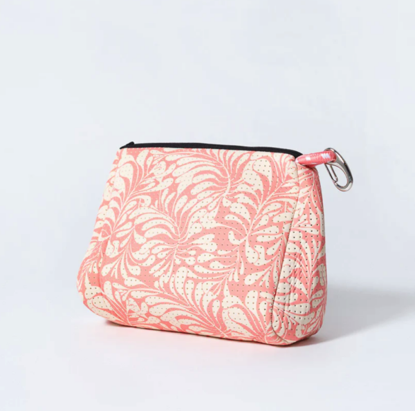 Palm Dreams Pink Essentials Pouch