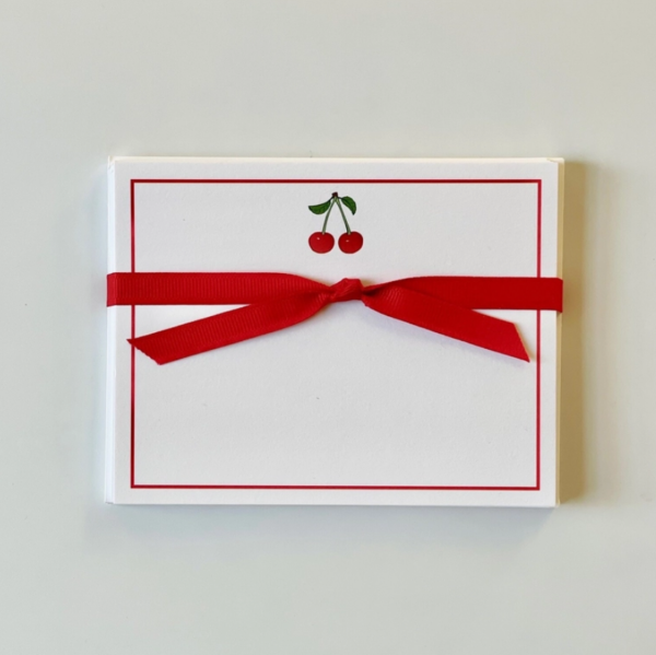 Cherry Flat Note Cards