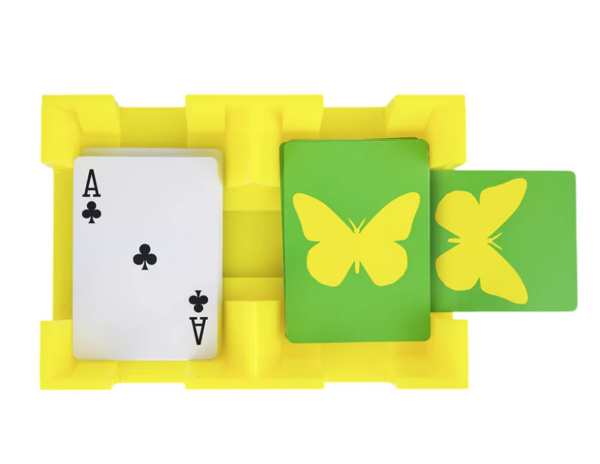 Yellow Canasta Spinner Tray