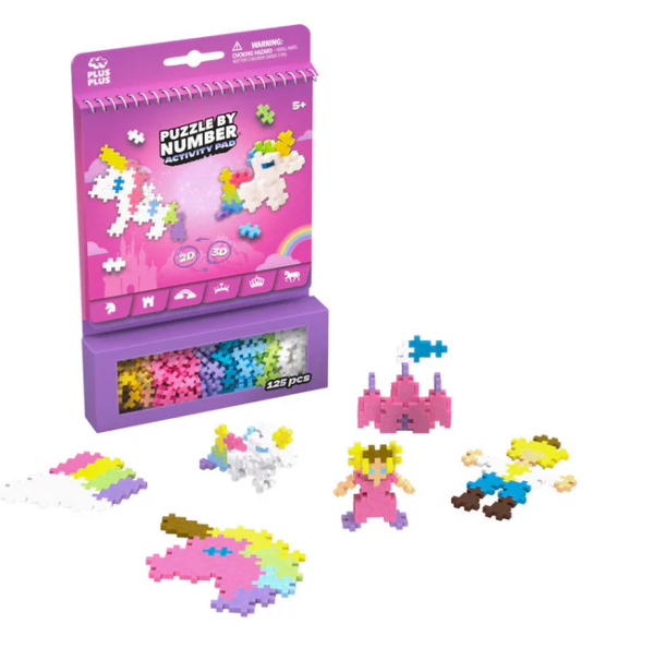 Puzzle By Number Activity Pad - Fairytale